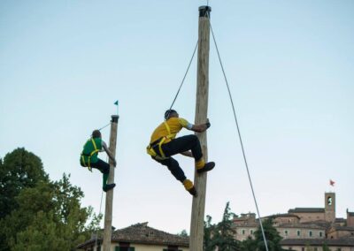 Salita del palo - Palio del Serafino a Sarnano