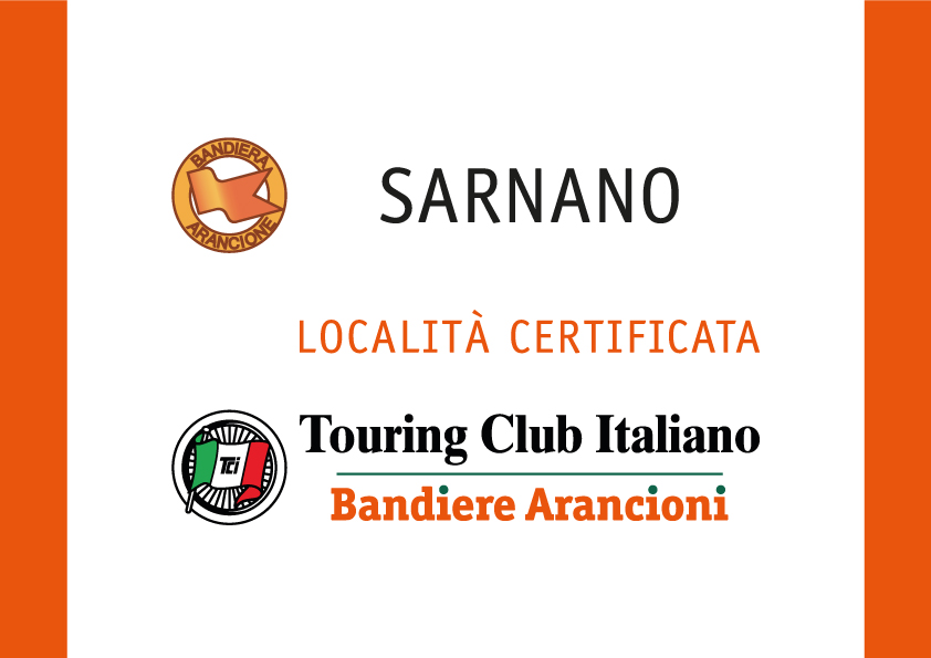 Logo bandiera arancione Sarnano